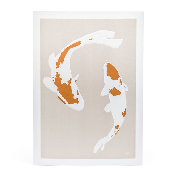 Dancing Koi Artist Print