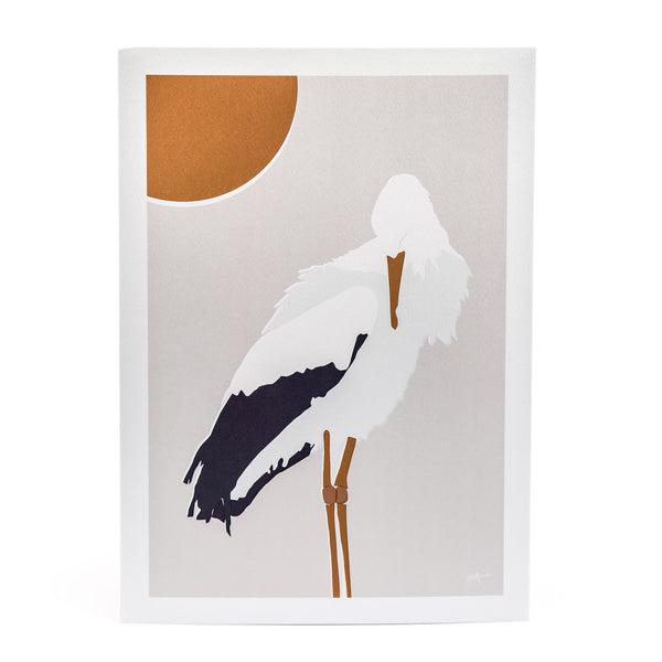 Stork & Sun Artist Print