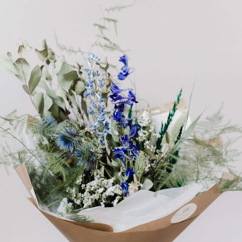 Blue Manhattan Luxury Dried Flower Bouquet