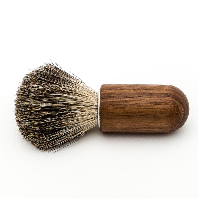 Oiled Walnut Shaving Brush