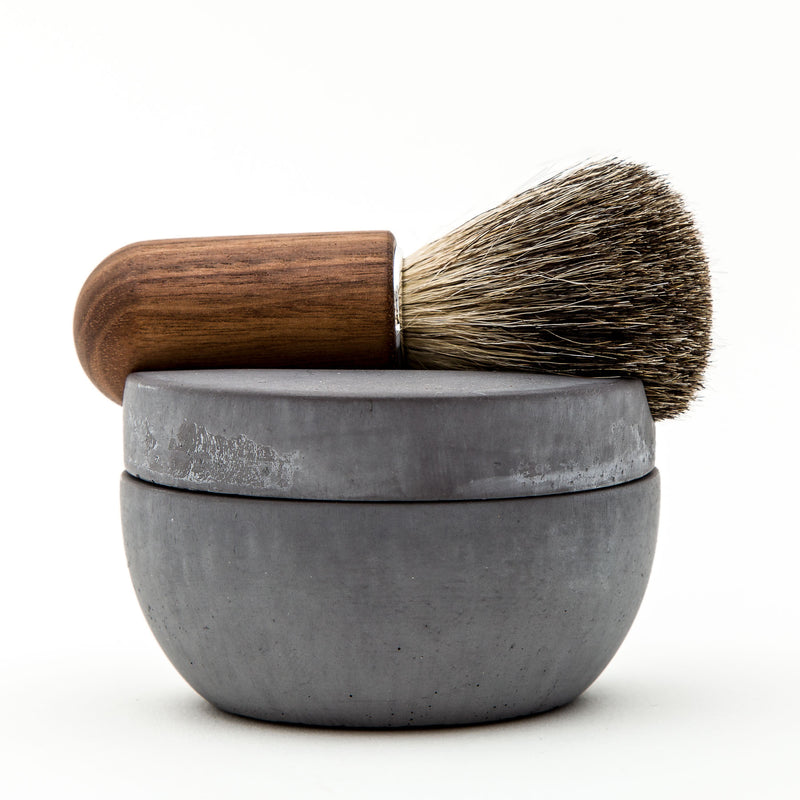 Oiled Walnut Shaving Brush