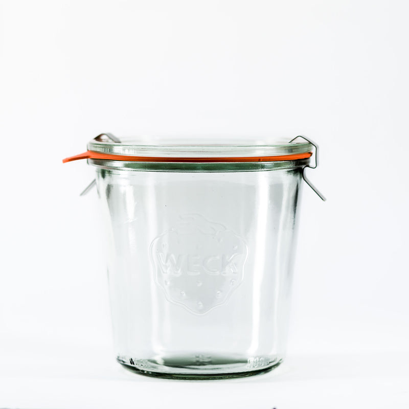 20.4oz Weck Jar With Seal & Clips