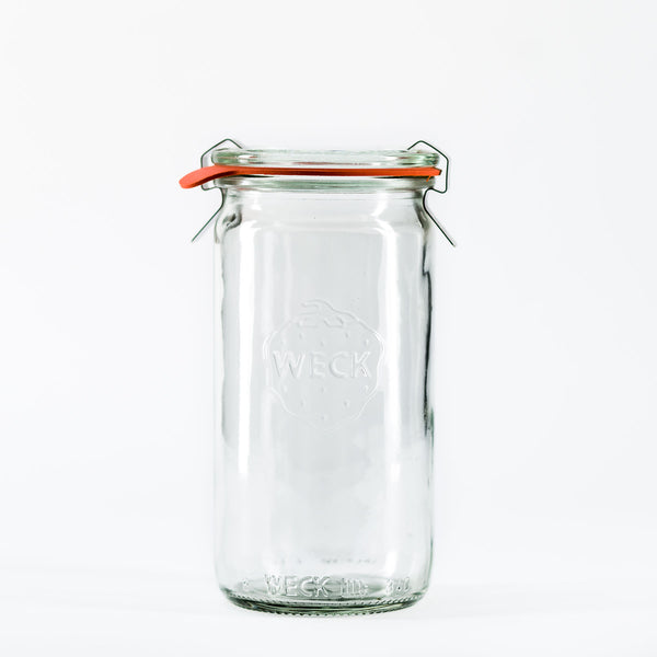 11.5oz Twin Pack Tall Weck Jar With Seal & Clips