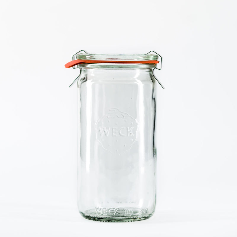 11.5oz Twin Pack Tall Weck Jar With Seal & Clips