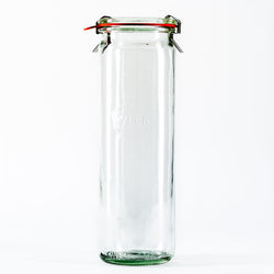 20.4oz Tall Weck Jar With Seal & Clips
