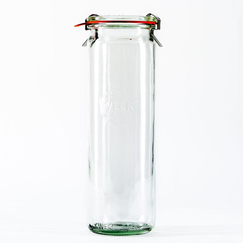 20.4oz/600ml Tall Weck Jar With Seal & Clips