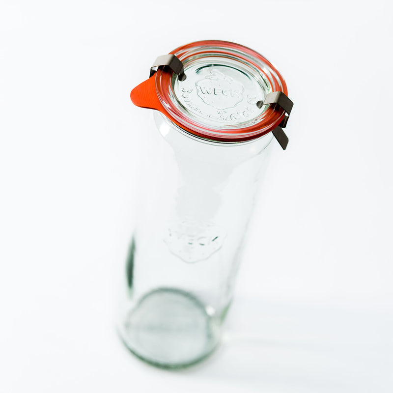 20.4oz Tall Weck Jar With Seal & Clips