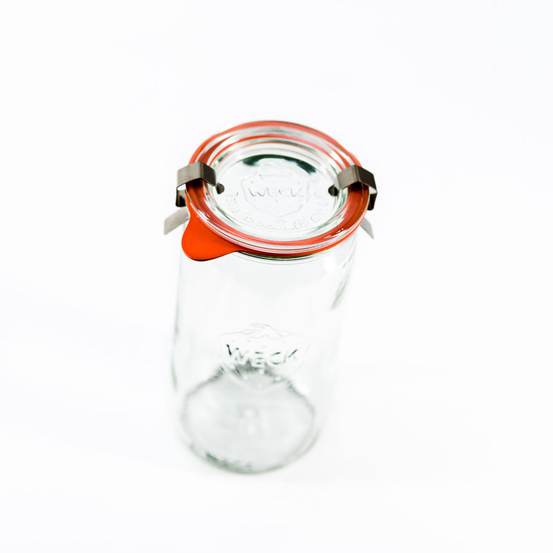 11.5oz Twin Pack Tall Weck Jar With Seal & Clips