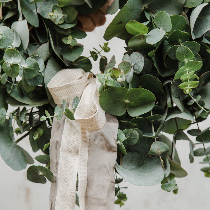 pre order your fresh Eucalyptus Christmas wreath for local collection or UK wide delivery.