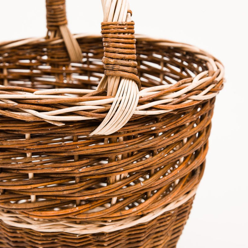 Red Willow Potato Basket - Handmade Willow Basket