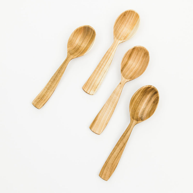 Wooden Tablespoon with Wide Handle