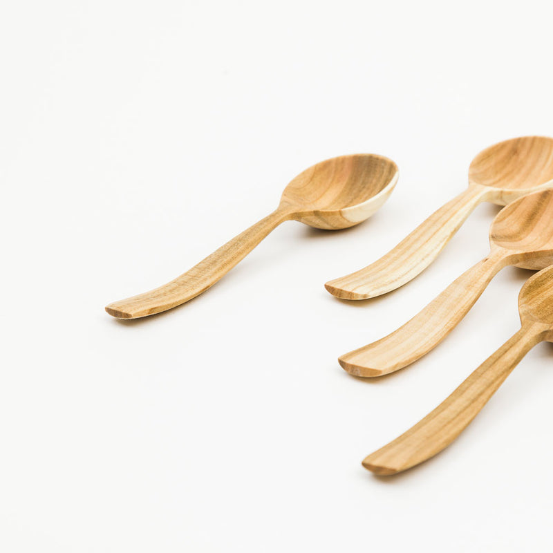 Wooden Tablespoon with Wide Handle