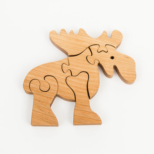 Wooden Moose Puzzle