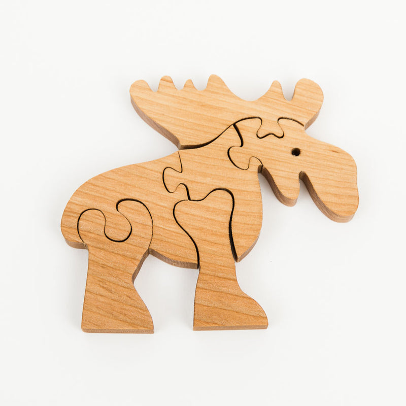 Wooden Moose Puzzle