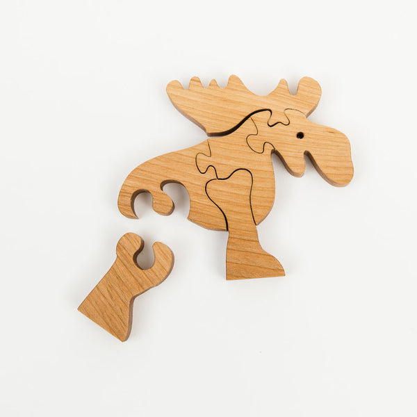 Wooden Moose Puzzle