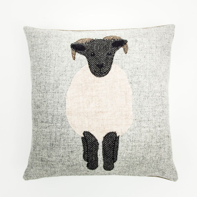 Harris Tweed Scottish Blackface Cushion