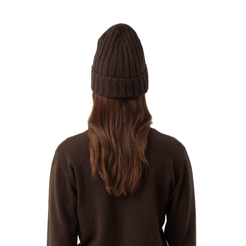 Chunky Walnut Yak Wool Hat