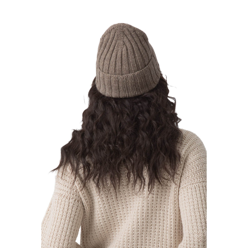 Chunky Ash Yak Wool Hat