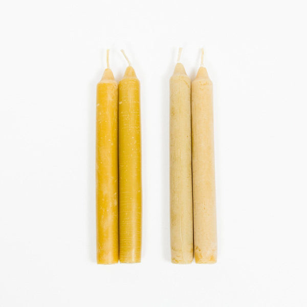 Beeswax Table Candles - Beeswax Candle - shop online uk | Travelling Basket