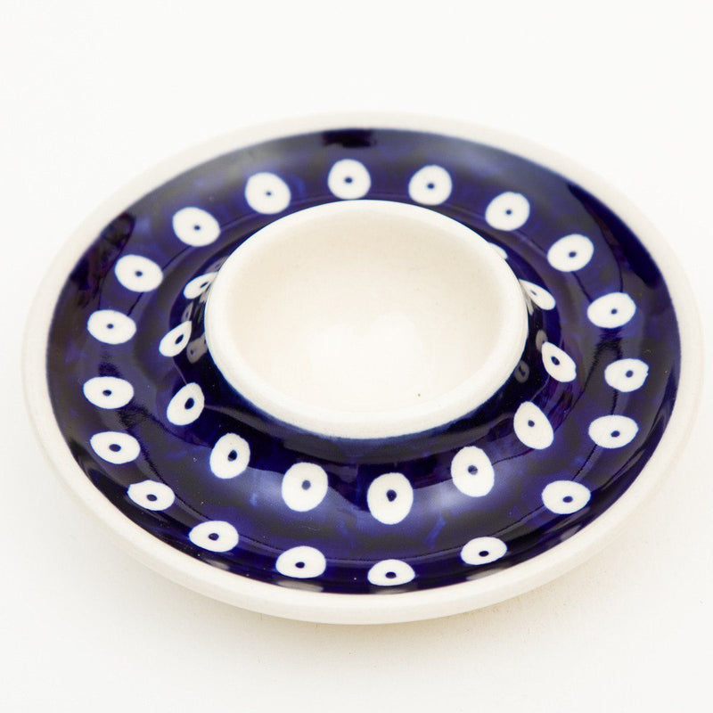 Egg Dish - Polish Pottery | Travelling Basket