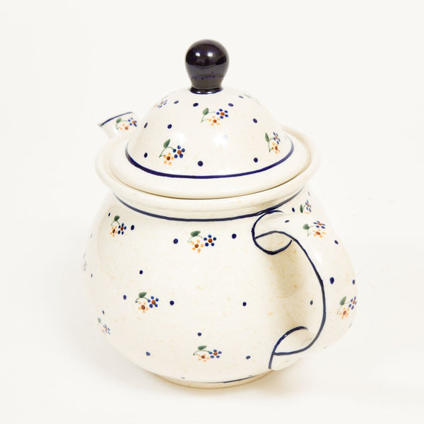 Queen Teapot - Polish Pottery | Travelling Basket