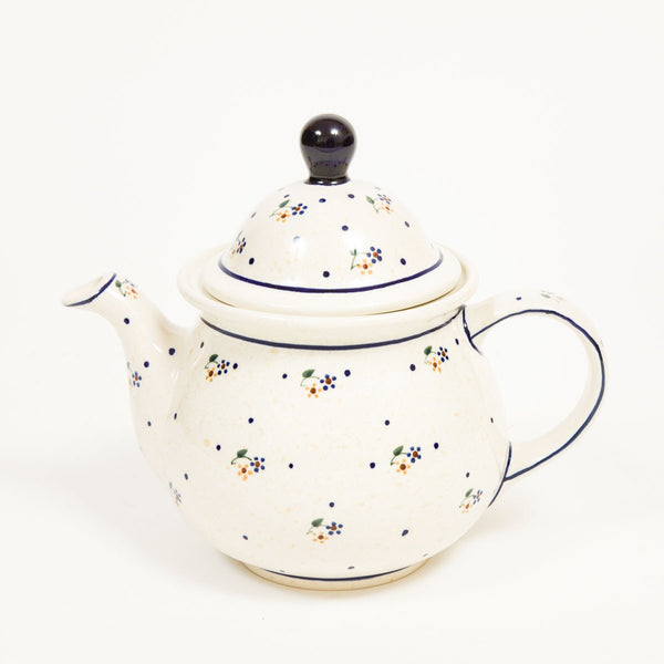 Queen Teapot - Polish Pottery | Travelling Basket