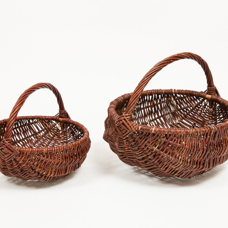 Diamond Handled Frame Basket - Handmade Willow Basket