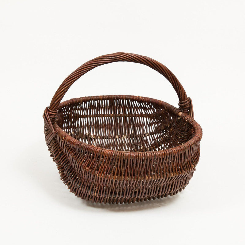 Diamond Handled Frame Trug - Handmade Willow Basket