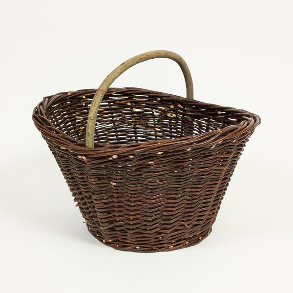 Elegant Trug Basket - Handmade Willow Basket