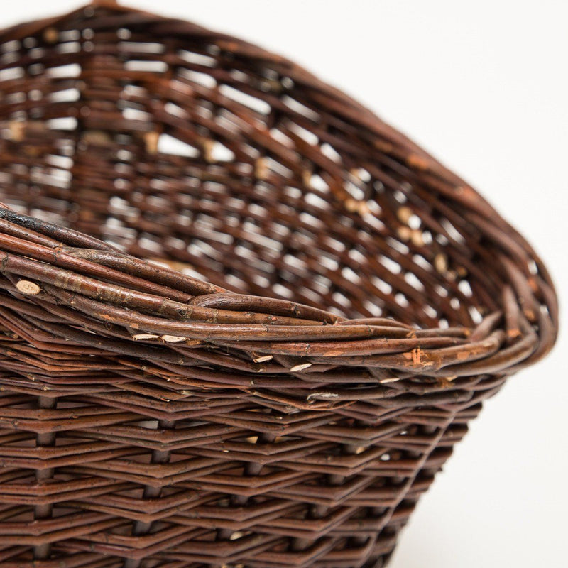 Flared Trug Basket - Handmade Willow Basket