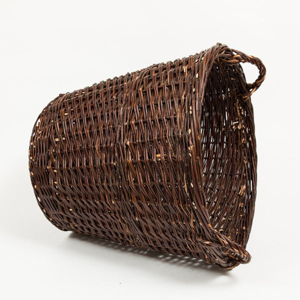 Tall Log Basket - Handmade Willow Basket