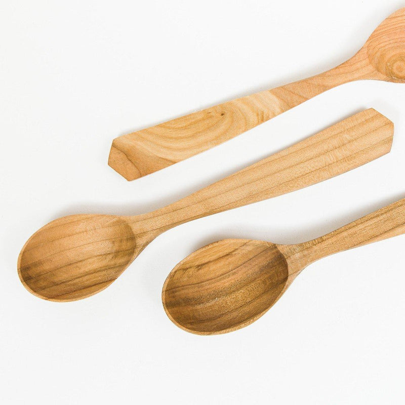 Wooden Serving Spoon - Wooden - shop online uk | Travelling Basket