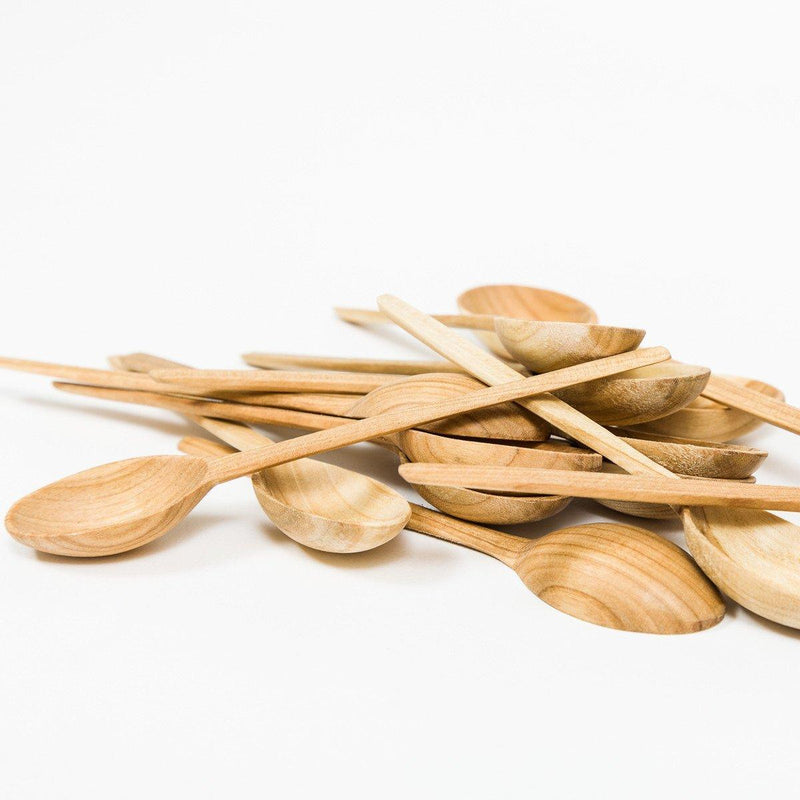 Wooden Teaspoon - Wooden - shop online uk | Travelling Basket