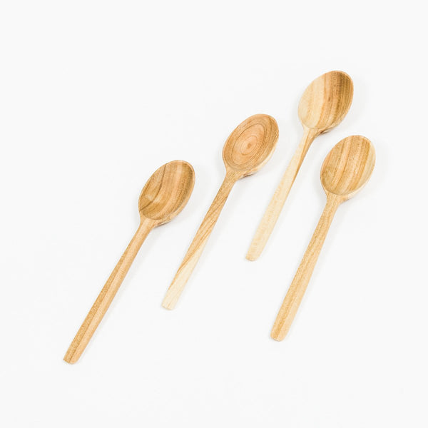 Wooden Teaspoon - Wooden - shop online uk | Travelling Basket